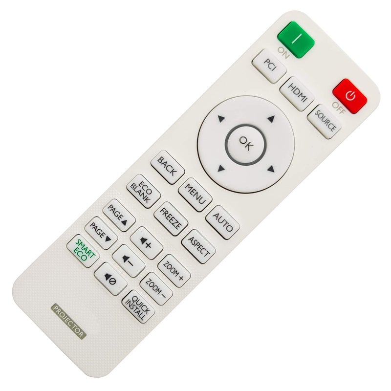 INTECHING 5J.JGV06.001/ RCX014 Projector Remote Control for BenQ MH550, MS550, MS610, MU641, MW550, MW612, MW707, MX550, MX611, MX707, TH550 - Image 2